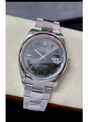 Rolex Datejust "Wimbledon" Movimiento Cal.3235 Reloj Suizo - Acero 904L Ultimate 36MM