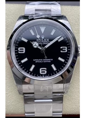 Rolex Explorer I M124270 Dial Negro 36MM - Acero 904L en Movimiento ETA 3230