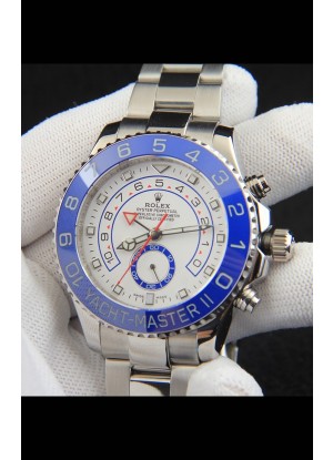 Rolex Yachtmater II Movimiento Japonés Reloj Réplica44M Acero Inoxidable