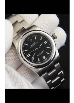 Rolex Oyster Perpetual Movimiento Japonés Reloj Réplica36MM - Dial Negro