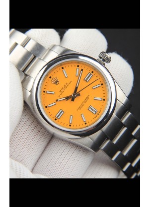 Rolex Oyster Perpetual Movimiento Japonés Reloj Réplica36MM - Dial Amarillo