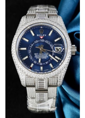 Reloj Rolex Sky-Dweller REF #m336934 con Dial Azul en Caja de Acero Inoxidable 904L - Reloj Super Clone