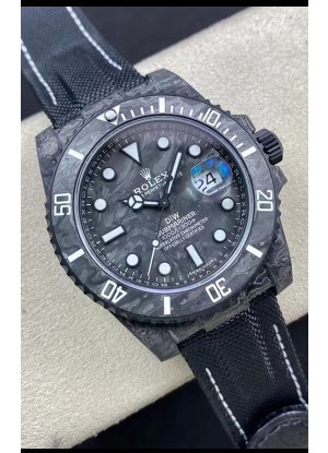 Rolex Submariner DiW Edición Fibra de Carbono Reloj Réplica Suiza - Réplia a Espejo 1:1