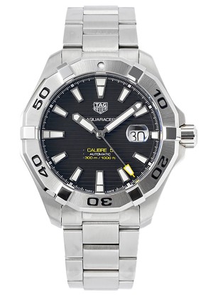 Tag Heuer Aquaracer Calibre 5 Reloj Réplica Espejo 1:1 Dial Negro Acero 904L 44MM