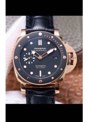 Panerai Submersible PAM974 Oro Rosado Reloj Réplica calidad Espejo 1:1 Movimiento P9010