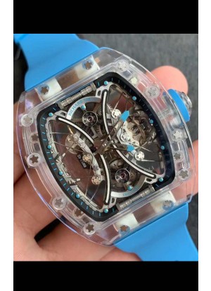 Richard Mille RM53-01 Pablo Mac Donough Caja en Zafiro con Movimiento Original Tourbillon
