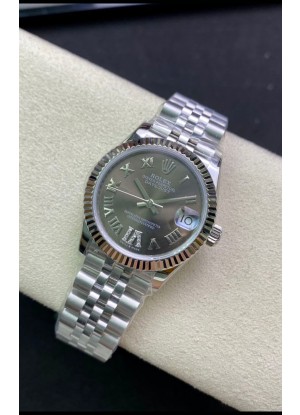 Rolex Datejust 278274 31MM Reloj Réplica Suizo en Acero 904L Dial Gris - Réplica a Espejo 1:1