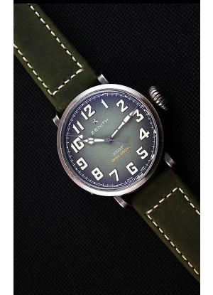 Zenith Pilot Type 20 Extra Especial Reloj Réplica Suizo con Dial en color Verde 40MM