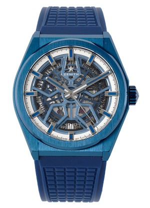 Zenith Defy Classic Skeleton 41MM Azul Cerámica Men's Reloj Réplica Suizo