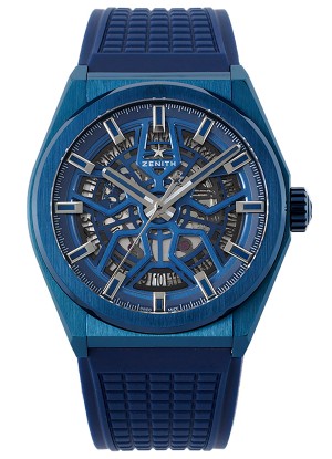 Zenith Defy Classic Skeleton 41MM Azul Cerámica Men's Reloj Réplica Suizo