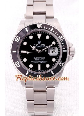 Rolex Réplica Submariner Stainless Steel Reloj Suizo
