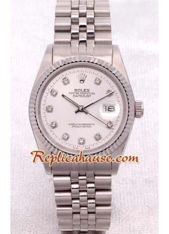 Rolex Réplica Datejust - Silver