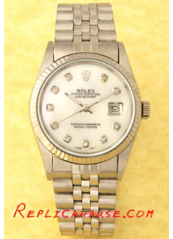 Rolex Réplica Datejust - Silver