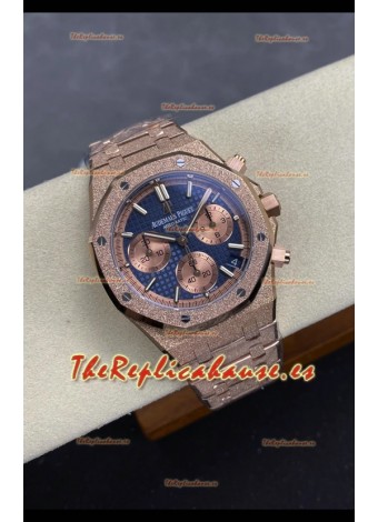 Reloj Royal Oak Chrono 26240 Superclon de oro rosa esmerilado