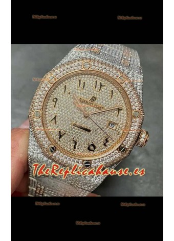 Reloj Royal Oak 15400 Iced Out Superclon Edition 7 Superclon