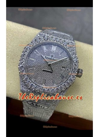 Reloj Royal Oak 15400 Iced Out Superclon Edition 8 Superclon