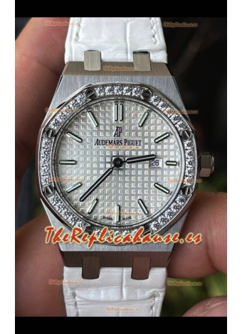 Reloj Royal Oak 67651IP de 33 mm, esfera azul, 904L, superclon