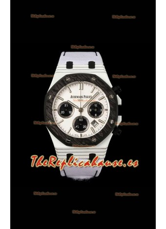 Reloj Royal Oak Black & White Voidline DiW 26240 con caja de carbono NTPT, superclon
