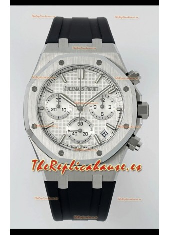 Reloj Royal Oak Chrono 26240 con esfera blanca, superclon