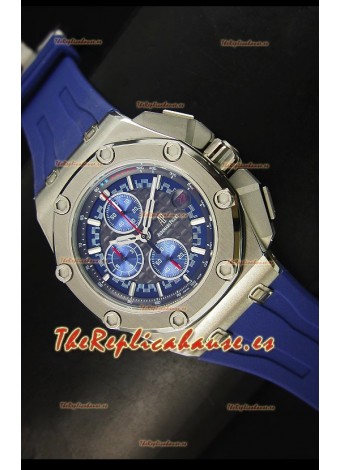 Audemars Piguet Royal Oak Offshore Michael Schumacher Reloj en color Azul con Movimiento de Cuarzo