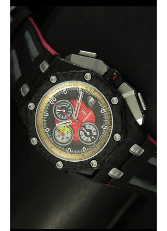 Audemars Piguet Royal Oak Offshore Grand Prix Acabado de Carbón Reloj Ultima Edición Escala 1:1