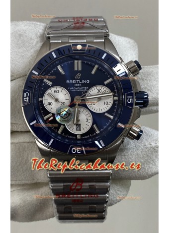 Reloj Superclon B01 42 Edición Caja de acero suizo 904L Esfera azul