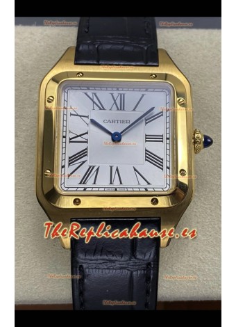 Reloj Cartier Santos Dumont Superclon de 31 mm en oro amarillo