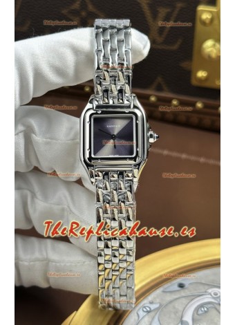 Reloj Cartier Panthère Superclon con caja de acero de 22 mm y esfera gris