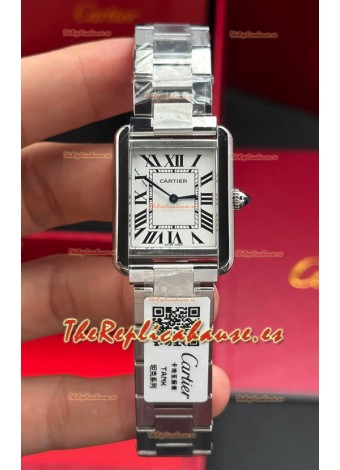 Reloj Cartier Tank Solo de 31 mm, cuarzo suizo, superclon