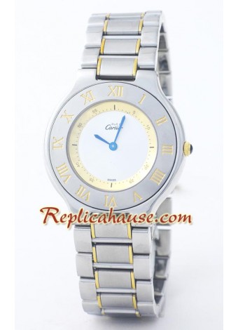Cartier Réplica 21 Must De Reloj para hombre