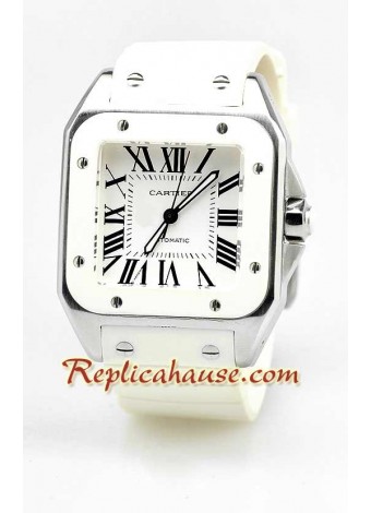 Cartier Santos 100 Reloj Suizo de imitación