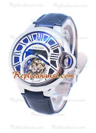 Cartier Ballon de Bleu Flying Tourbillon Silver Reloj