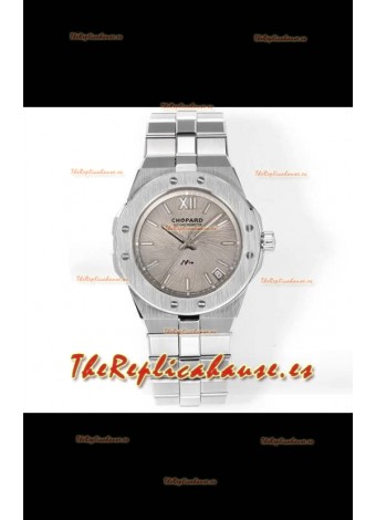 Reloj réplica Chopard Alpine Eagle de acero inoxidable con esfera gris, superclon