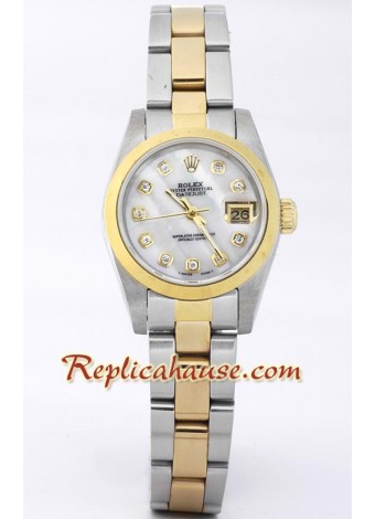 Rolex Réplica Suizo Datejust Reloj para Dama