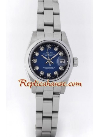 Rolex Réplica Datejust - Silver- Dama -