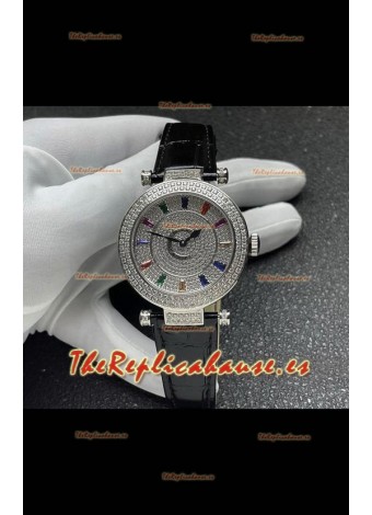 Reloj Franck Muller Double Mystery de cuarzo suizo con caja de acero