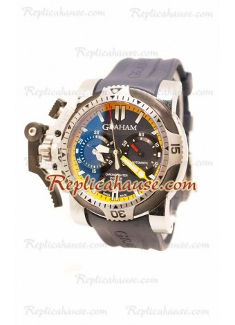 Réplica Graham Chronofighter Overtamaño Diver Reloj Suizo