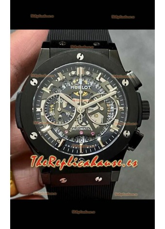 Reloj Hublot Classic Fusion Chronograph Black PVD Skeleton Superclon