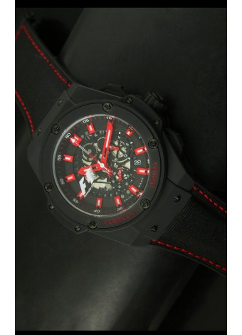 Hublot Big Bang King F1 Edición MONZA Reloj de Cuarzo Suizo con revestimiento PVD 45MM