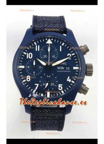 Reloj IWC PILOT'S Cronógrafo Top Gun Oceana Blue Superclon