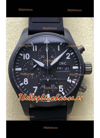 Reloj IWC PILOT'S Cronógrafo con Esfera Negra de Cerámica Superclon