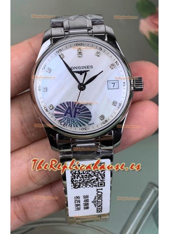 Reloj Longines Master Automatic Esfera de reloj de nácar Superclon