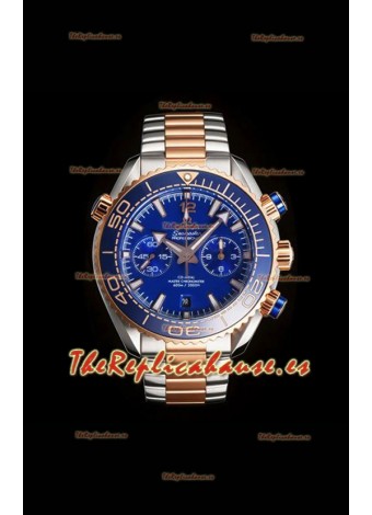 Reloj Omega Speedmaster Planet Ocean Blue con esfera y bisel Superclon
