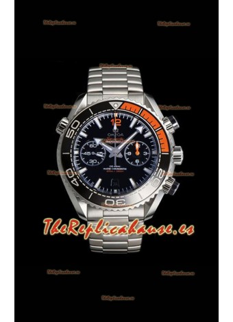 Reloj Omega Speedmaster Planet Ocean con esfera negra, superclon