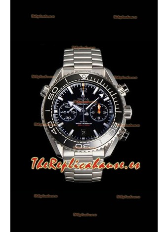 Reloj Omega Speedmaster Planet Ocean con esfera negra, superclon