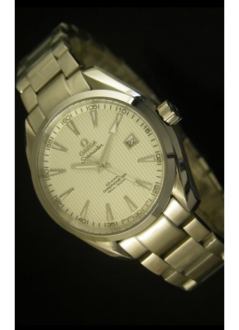 Omega Seamaster Aqua Terra Co-Axial Reloj Suizo Dial Blanco