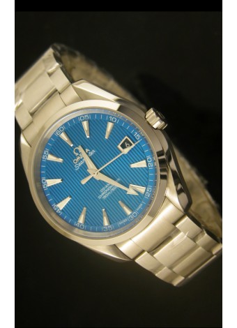 Omega Seamaster Aqua Terra Co-Axial Reloj Suizo Dial Azul