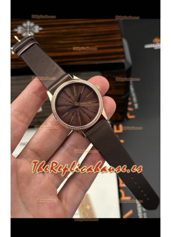 Reloj Patek Philippe Calatrava 4997 Superclon de oro rosa con esfera marrón