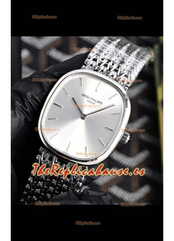 Reloj Patek Philippe Golden Ellipse 5738 con esfera de acero, superclon