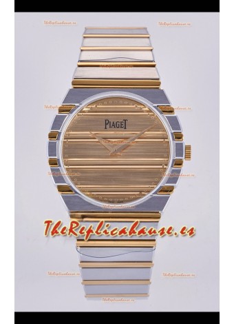 Reloj Piaget Polo 79 Superclon de 39 mm con caja bicolor de oro rosa